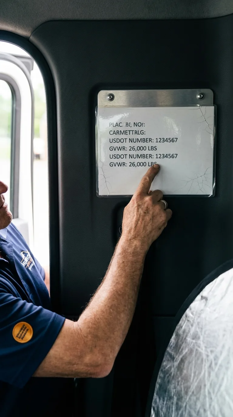 USDOT licensing placard verification in Saint Louis